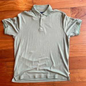 Never worn great condition Tommy Bahama sage green mens short sleeve polo